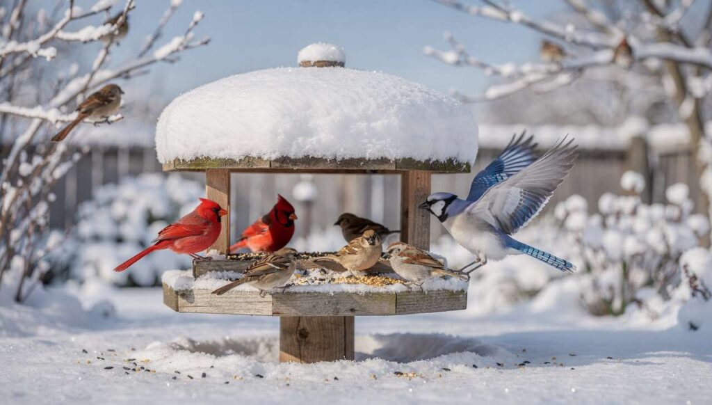 Dieser Winterfehler bei Vogelfütterung gefährdet Tiere, ohne dass Sie es ahnen