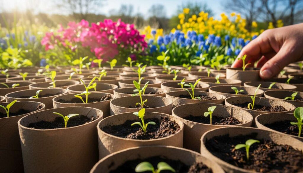 Garten: warum Klopapierrollen im Frühling lebenswichtig für Ihre Aussaat werden können