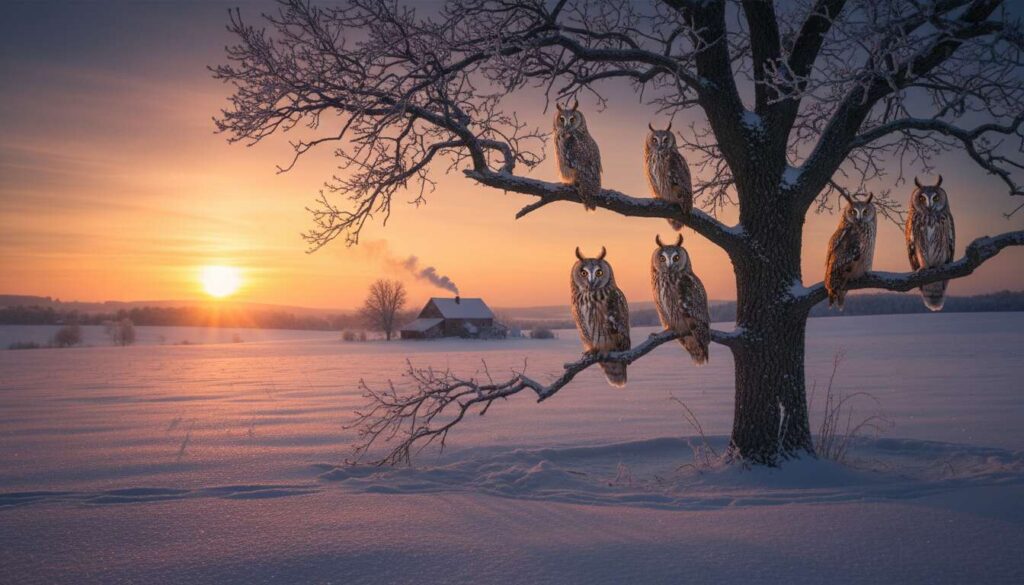 Warum überwinternde Waldohreulen die besten Freunde der Bauern sind
