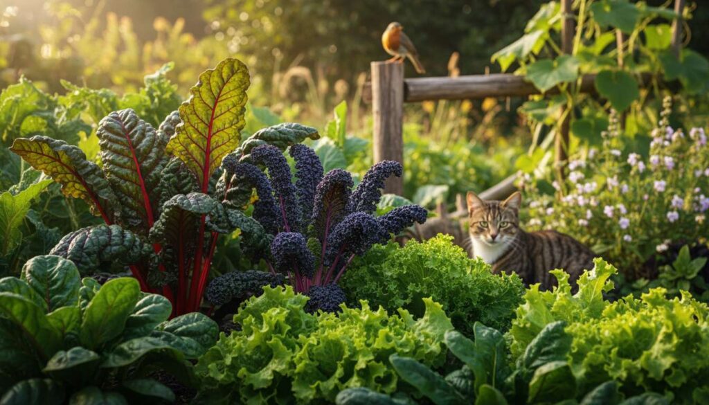 Gemüsegarten: Diese in die Erde gesteckten Abdeckungen, um die sich Gärtner reißen, um Katzen und Vögel fernzuhalten (ohne Produkte)
