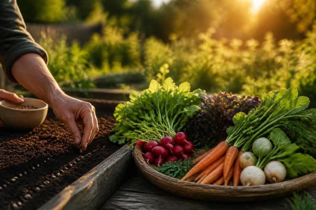 Diese Gemüsearten können Sie Mitte Juli noch säen und bereits im Spätsommer frisch ernten