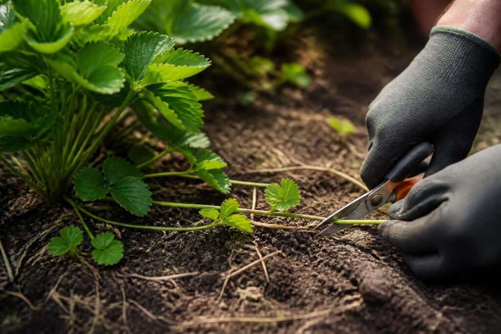 Erdbeer-Ausläufer nach der Ernte entfernen oder behalten? Diese Regel sorgt im nächsten Jahr für kräftigere Pflanzen