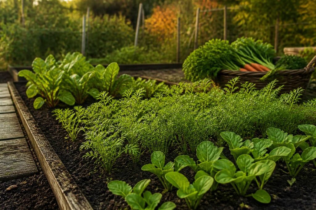Freie Beete nach der Ernte nicht leer lassen: Diese Aussaaten schützen den Boden und bringen frisches Herbstgemüse