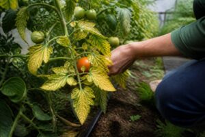 Gelbe Blätter an Tomaten: Wann Düngermangel harmlos ist und wann eine Krankheit dahintersteckt