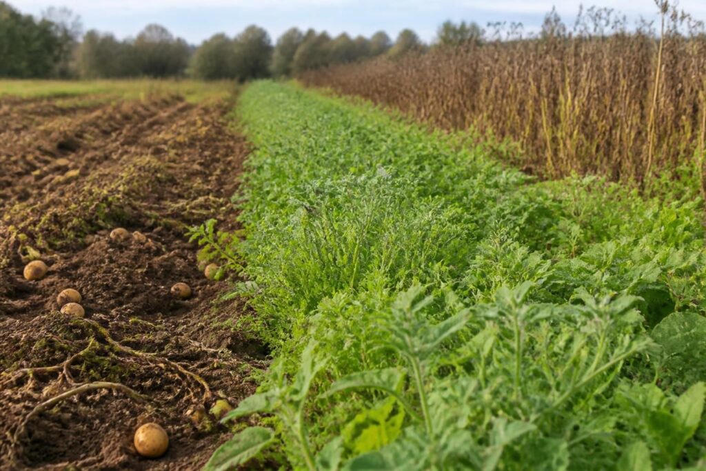 Gründüngung nach Kartoffeln säen: Diese Pflanzen schützen den Boden und unterdrücken neues Unkraut