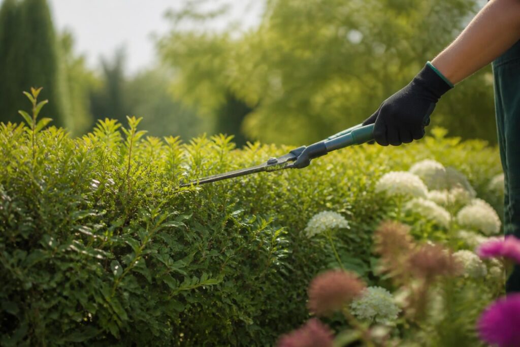 Hecke im Juli schneiden: Warum Gartenexperten jetzt nur zu einem vorsichtigen Pflegeschnitt raten