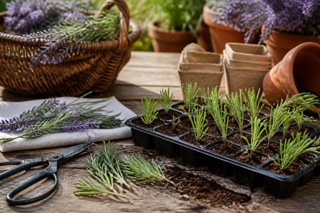 Lavendel nach dem Sommerschnitt vermehren: So werden aus den abgeschnittenen Trieben kostenlos neue Pflanzen