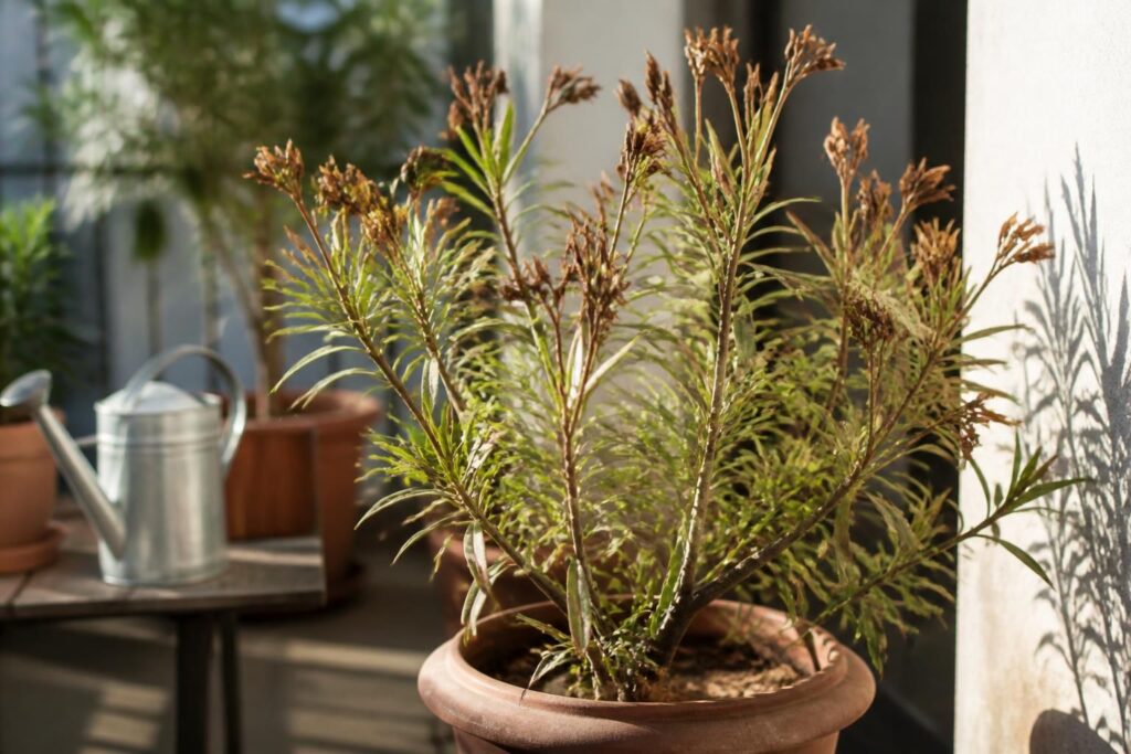 Oleander blüht trotz Sonne nicht: Dieser Pflegefehler verhindert neue Knospen im Hochsommer