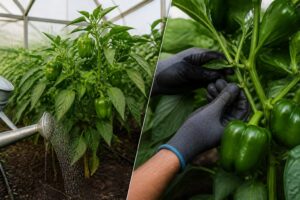Paprika bleibt grün und klein: Mit diesen zwei Juli-Maßnahmen reifen die Früchte deutlich schneller