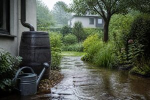 Regenwasser nutzen oder ablaufen lassen? So übersteht der Garten Starkregen ohne ertrunkene Wurzeln