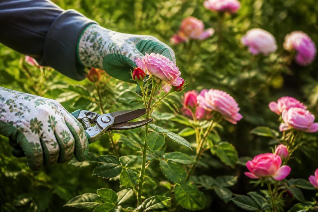 Rosen im Juli zurückschneiden: An dieser Stelle angesetzt blühen viele Sorten ein zweites Mal