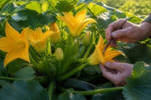 Zucchini blüht üppig, trägt aber keine Früchte: Dieser Handgriff am Morgen kann die Ernte retten